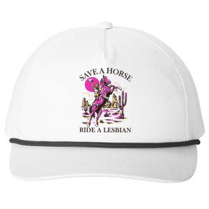 Save A Horse Ride A Lesbian Lgbt Snapback Five-Panel Rope Hat