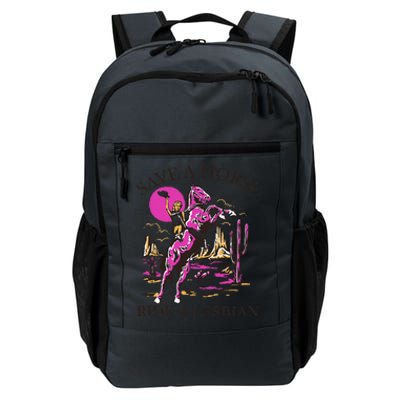 Save A Horse Ride A Lesbian Lgbt Daily Commute Backpack