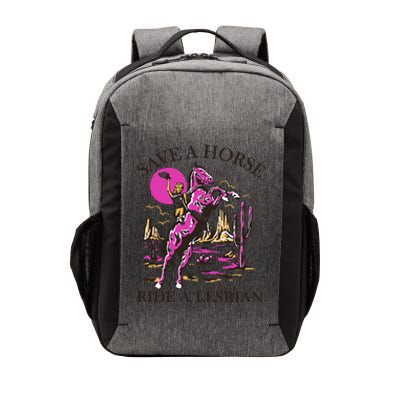 Save A Horse Ride A Lesbian Lgbt Vector Backpack