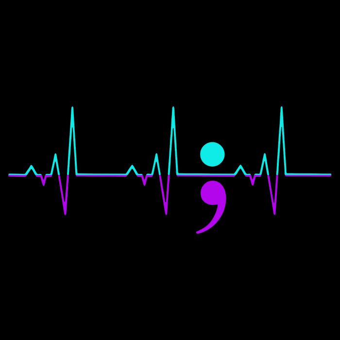 Suicide Awareness Heartbeat Happy Ribbon Support Cooling Performance Crew T-Shirt