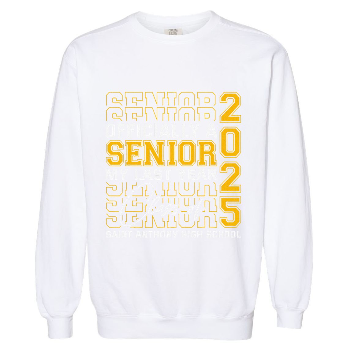Saint Anthony High School Officially A Senior Class Of 2025 Garment-Dyed Sweatshirt
