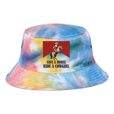 Save A Horse Ride A Cowgirl Tie Dye Newport Bucket Hat