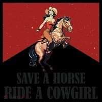 Save A Horse Ride A Cowgirl Premium T-Shirt