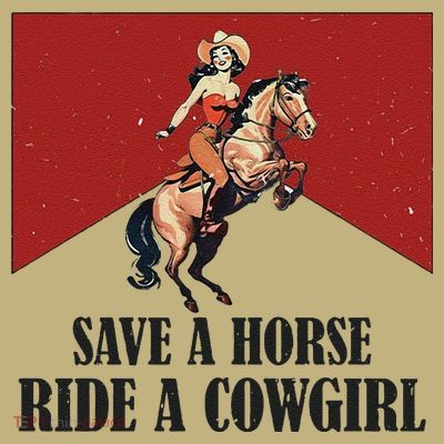 Save A Horse Ride A Cowgirl T-Shirt