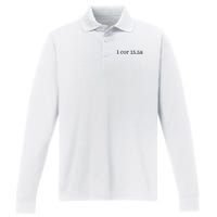 Steadfast And Immovable Performance Long Sleeve Polo