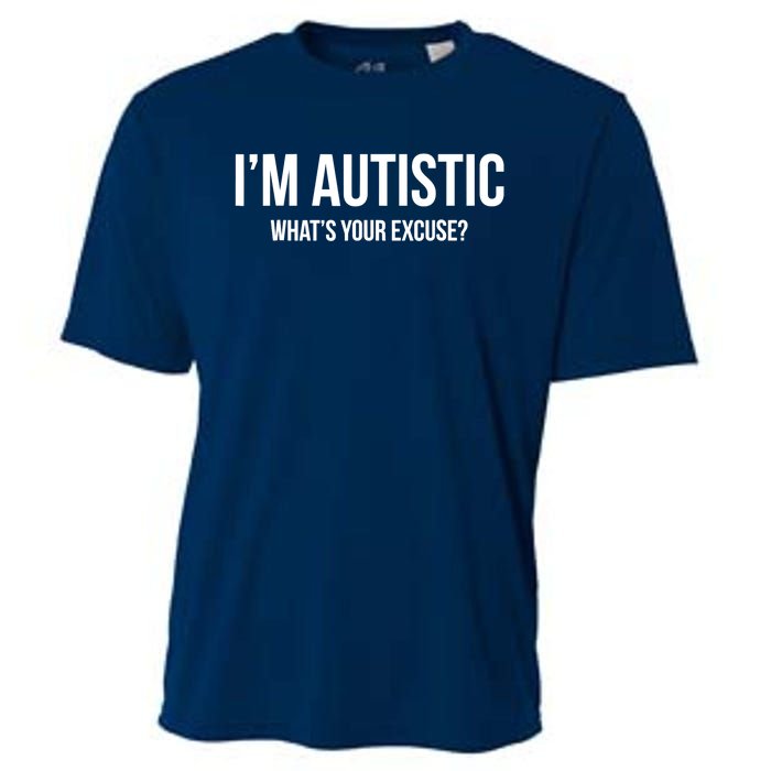 Sarcastic Autism - I'm Autistic, What's Your Excuse Cooling Performance Crew T-Shirt