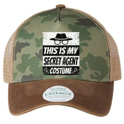 Secret Agent Inspector Spy Costume Retro Spy Legacy Tie Dye Trucker Hat