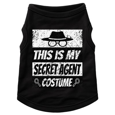 Secret Agent Inspector Spy Costume Retro Spy Doggie Tank