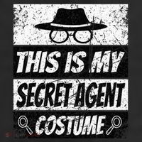 Secret Agent Inspector Spy Costume Retro Spy 11oz C Handle Ceramic Mug