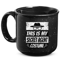 Secret Agent Inspector Spy Costume Retro Spy 15oz Campfire Ceramic Mug