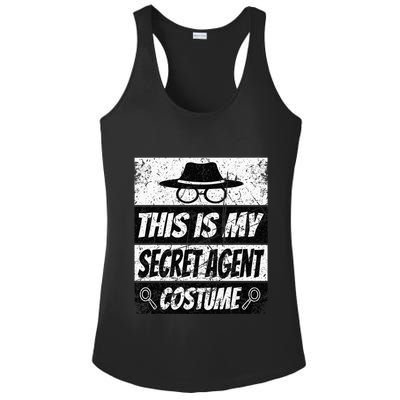 Secret Agent Inspector Spy Costume Retro Spy Ladies PosiCharge Competitor Racerback Tank