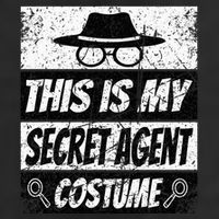 Secret Agent Inspector Spy Costume Retro Spy 25L Jumbo Tote