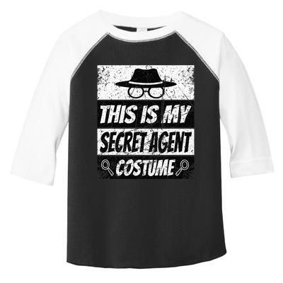 Secret Agent Inspector Spy Costume Retro Spy Toddler Fine Jersey T-Shirt
