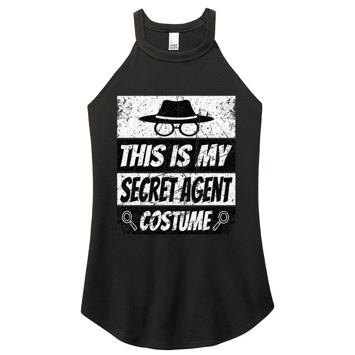 Secret Agent Inspector Spy Costume Retro Spy Women's Perfect Tri Rocker Tank
