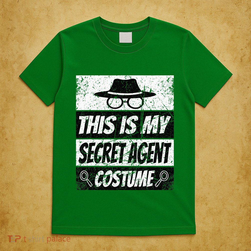 Secret Agent Inspector Spy Costume Retro Spy T-Shirt