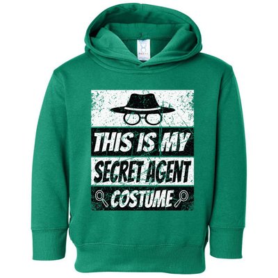 Secret Agent Inspector Spy Costume Retro Spy Toddler Hoodie