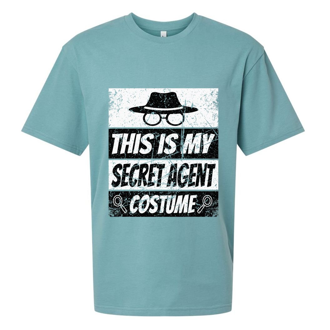 Secret Agent Inspector Spy Costume Retro Spy Sueded Cloud Jersey T-Shirt