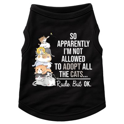 So Apparently Im Not Allowed To Adopt All The Cats Funny Doggie Tank