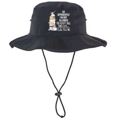 So Apparently Im Not Allowed To Adopt All The Cats Funny Bucket Hat