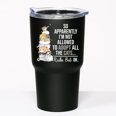 So Apparently Im Not Allowed To Adopt All The Cats Funny Tumbler