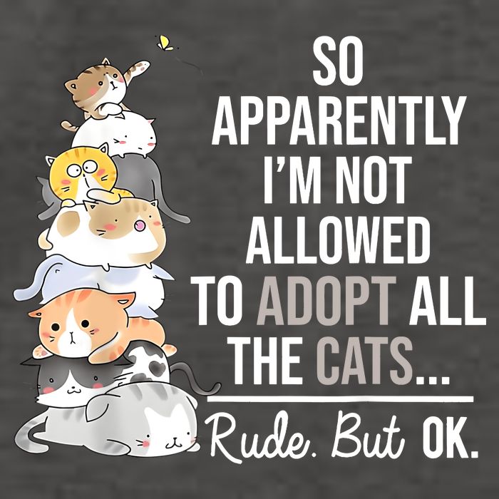 So Apparently Im Not Allowed To Adopt All The Cats Funny Vector Backpack