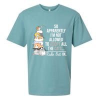 So Apparently Im Not Allowed To Adopt All The Cats Funny Sueded Cloud Jersey T-Shirt