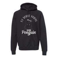 Spirit Animal Is A Penguin Dabbing Dab Antarctica Penguins Premium Hoodie