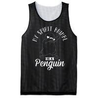 Spirit Animal Is A Penguin Dabbing Dab Antarctica Penguins Mesh Reversible Basketball Jersey Tank