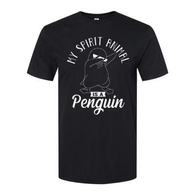 Spirit Animal Is A Penguin Dabbing Dab Antarctica Penguins Softstyle CVC T-Shirt