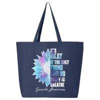 Suicide Awareness Its Okay If The Only Thing You Do Today Is Breathe 25L Jumbo Tote