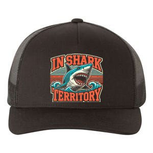 Sea Animal In Shark Territory Retro Shark Yupoong Adult 5-Panel Trucker Hat