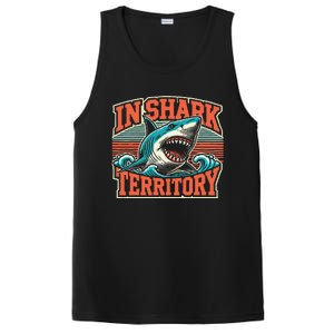 Sea Animal In Shark Territory Retro Shark PosiCharge Competitor Tank