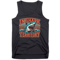 Sea Animal In Shark Territory Retro Shark Tank Top