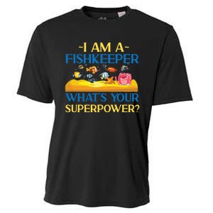 Saltwater Aquarium I Am A Fishkeeper What's Your Superpower? Gift Cooling Performance Crew T-Shirt