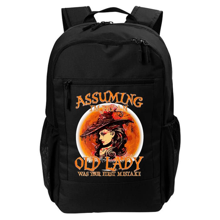 S Assuming IM Just An Old Lady Was Your First Mistake V Neck Backpack