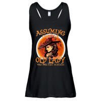 S Assuming IM Just An Old Lady Was Your First Mistake V Neck Ladies Essential Flowy Tank