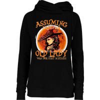 S Assuming IM Just An Old Lady Was Your First Mistake V Neck Womens Funnel Neck Pullover Hood