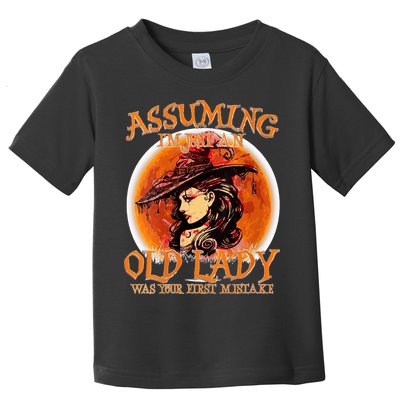 S Assuming IM Just An Old Lady Was Your First Mistake V Neck Toddler T-Shirt