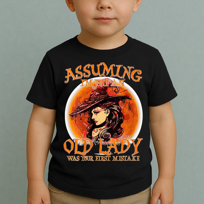 S Assuming IM Just An Old Lady Was Your First Mistake V Neck Toddler T-Shirt
