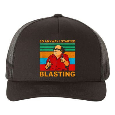 So Anyway I Started Blasting Vintage Yupoong Adult 5-Panel Trucker Hat