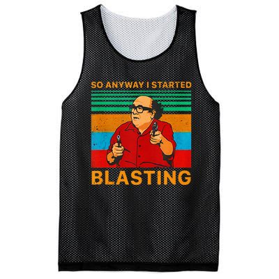 So Anyway I Started Blasting Vintage Mesh Reversible Basketball Jersey Tank