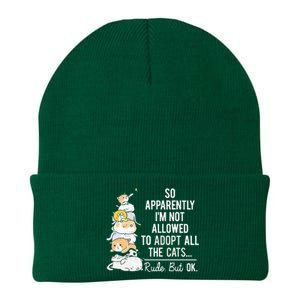 So Apparently IM Not Allowed To Adopt All The Cats Knit Cap Winter Beanie