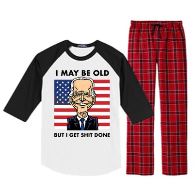 Seth Abramson I May Be Old But I Get Shit Done Raglan Sleeve Pajama Set