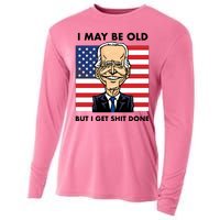 Seth Abramson I May Be Old But I Get Shit Done Cooling Performance Long Sleeve Crew