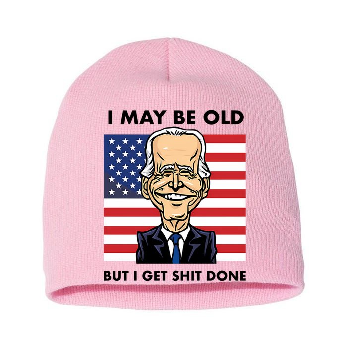 Seth Abramson I May Be Old But I Get Shit Done Short Acrylic Beanie