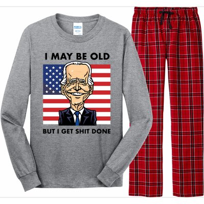 Seth Abramson I May Be Old But I Get Shit Done Long Sleeve Pajama Set