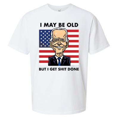 Seth Abramson I May Be Old But I Get Shit Done Sueded Cloud Jersey T-Shirt