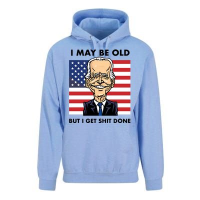 Seth Abramson I May Be Old But I Get Shit Done Unisex Surf Hoodie