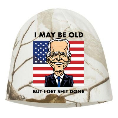 Seth Abramson I May Be Old But I Get Shit Done Kati - Camo Knit Beanie