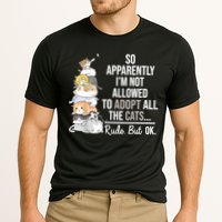 So Apparently I'm Not Allowed To Adopt All The Cats Funny Cooling Performance Crew T-Shirt
